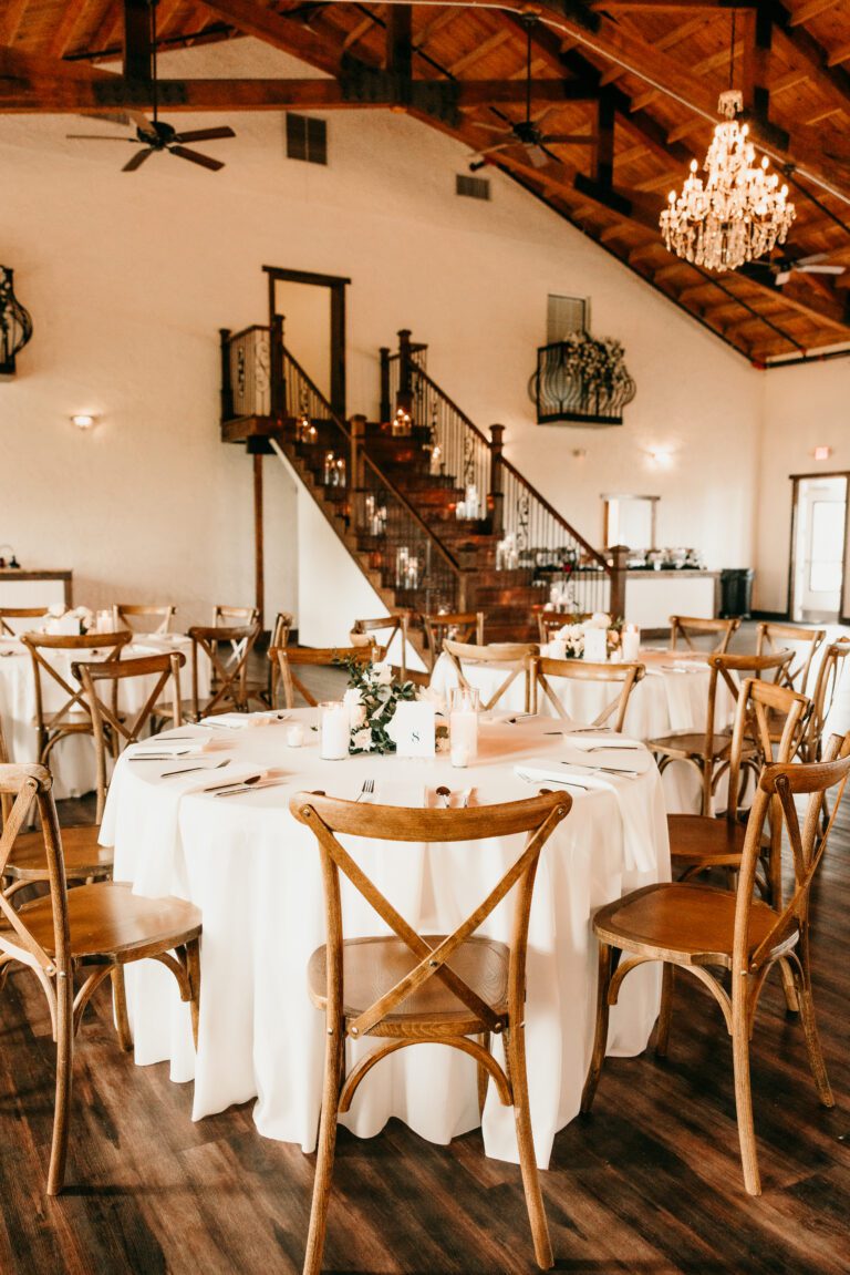Sterling Event Venue Indoor Reception for Wedding and Celebration near Orlando Central Florida Tuscan Italian Vintage