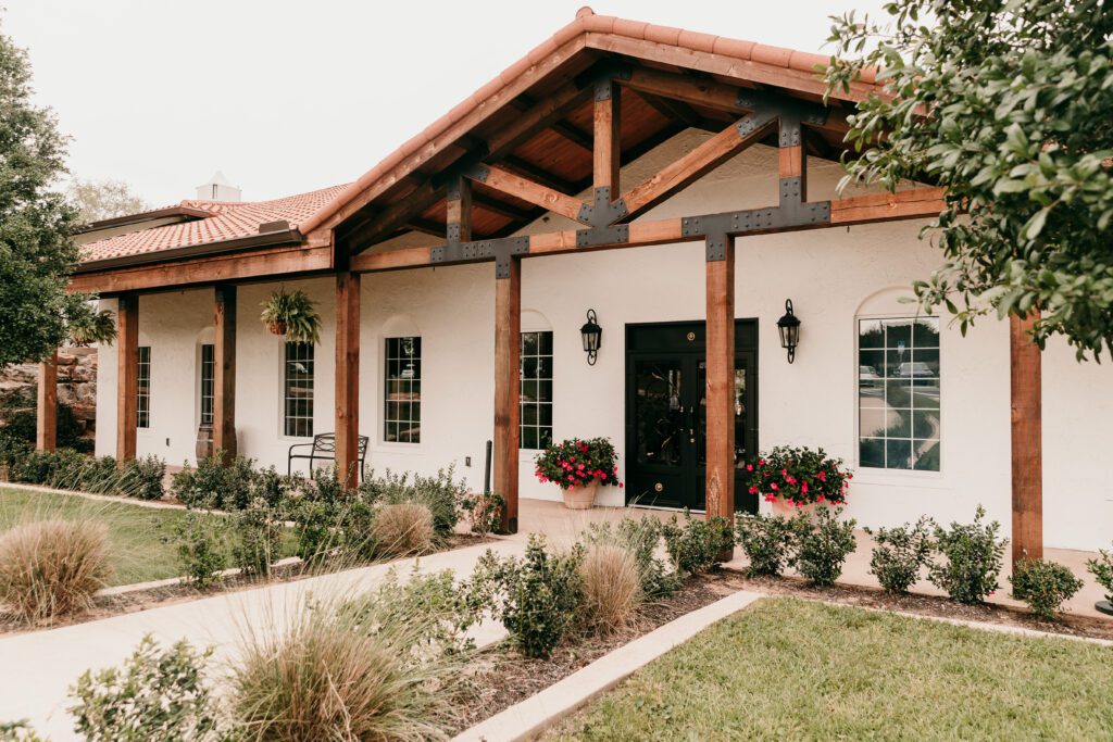 Wedding Venue Destination near Orlando Florida with Vintage Tuscan Style Architecture