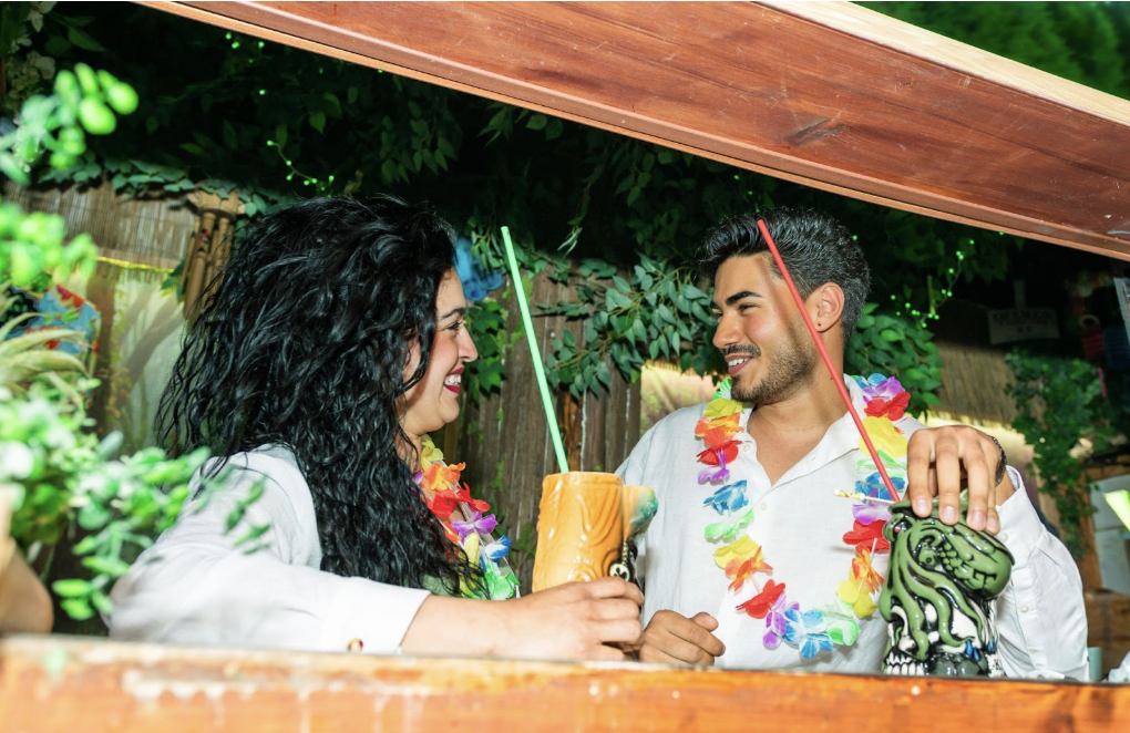Tiki wedding decor ideas